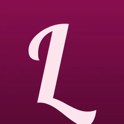 LaVanda, студия цветов, лого-визитка